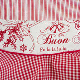 DII Cotton Christmas Ruffle Apron, Merry Tree