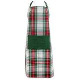 DII Holiday Chef Apron, Christmas Plaid