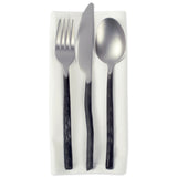 DII Solid Polyester Napkin Set/6, White