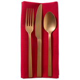 DII Solid Polyester Napkin Set/6, Red