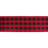 DII Buffalo Check Table Runner, 14x108", Red & Black
