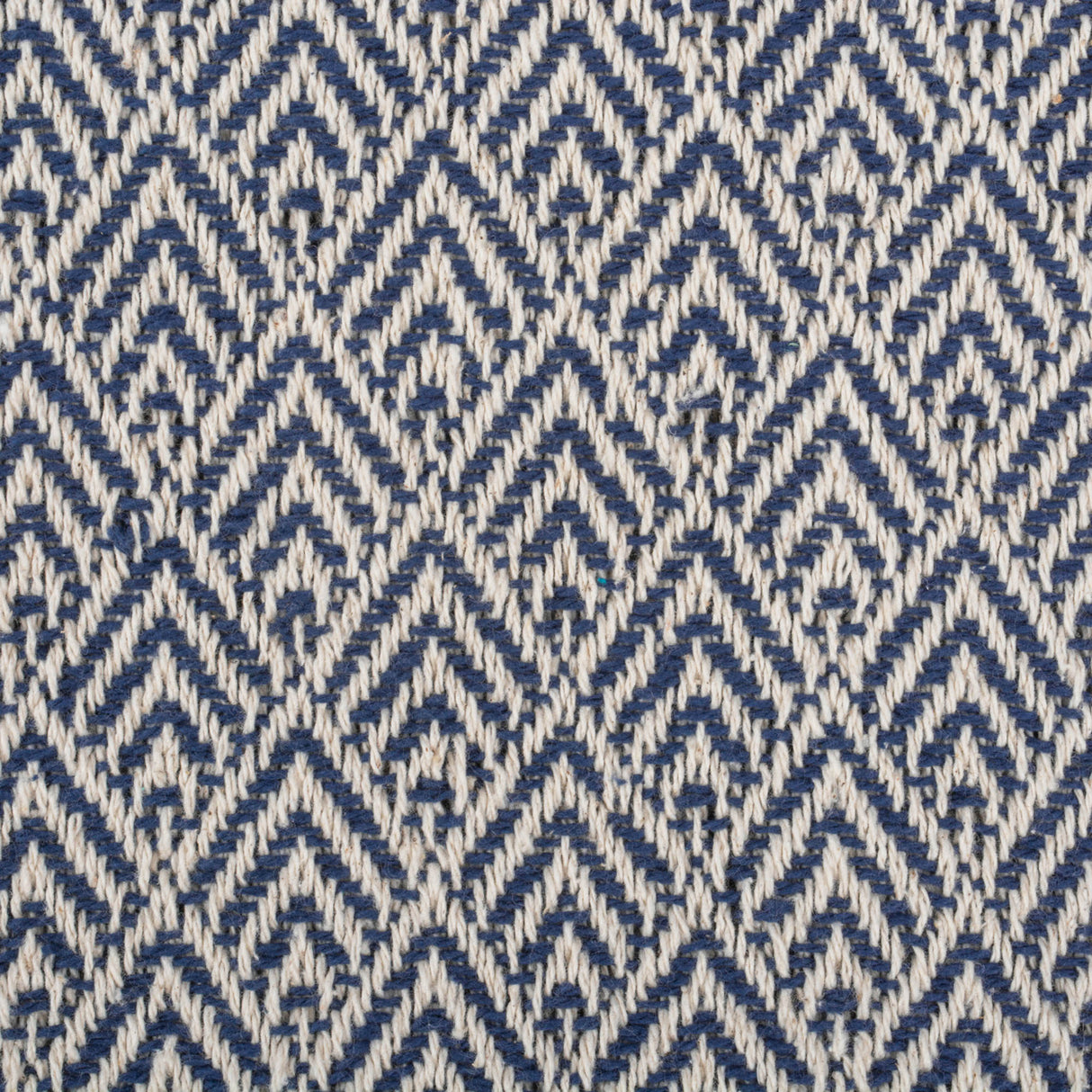 DII Cotton Diamond Throw Blanket, 50x60", Nautical Blue