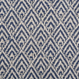 DII Cotton Diamond Throw Blanket, 50x60", Nautical Blue