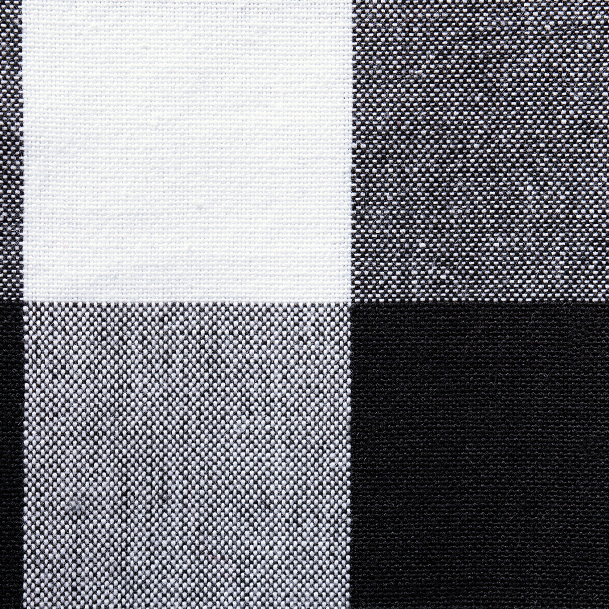 DII Buffalo Check Table Runner, 14x108", Black & White