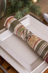 DII Autumn Plaid Napkin Set/6, Give Thanks