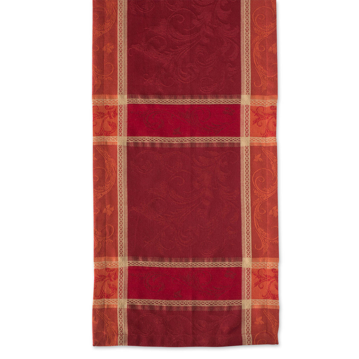 DII Harvest Wheat Jacquard Table Runner 14X72