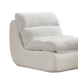 Modern Compressed Lounge Chair with Ottoman