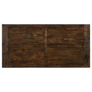 Coleman 7-piece Rectangular Dining Set Rustic Golden Brown