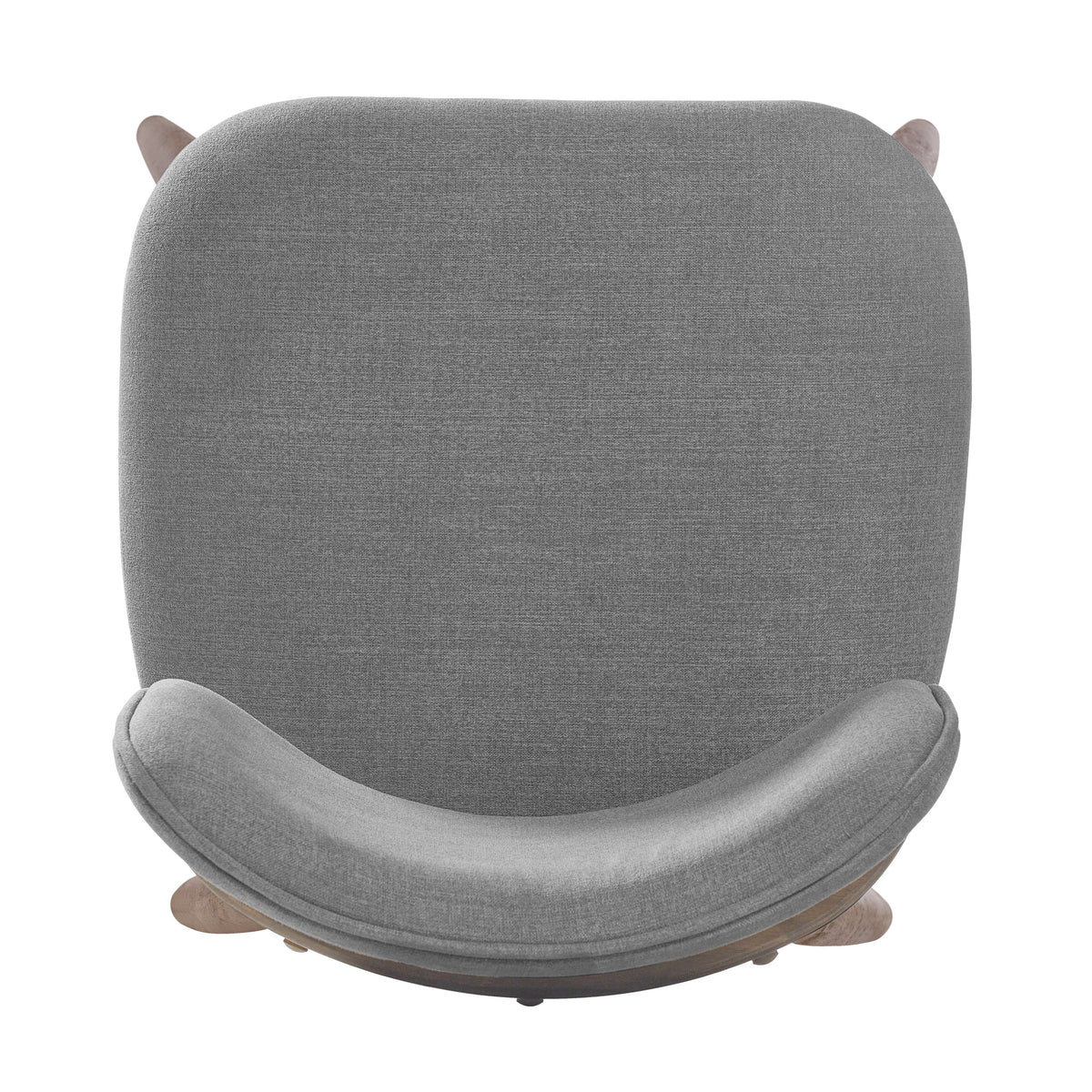 25.7 Inch Seat Height Fabric & Rubberwood Bar Stool