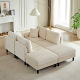 The Beverly Corduroy U-Shaped Sectional Sofa