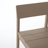 7-Piece HDPE Outdoor Dining Set for 6 – Antique Dark Oak