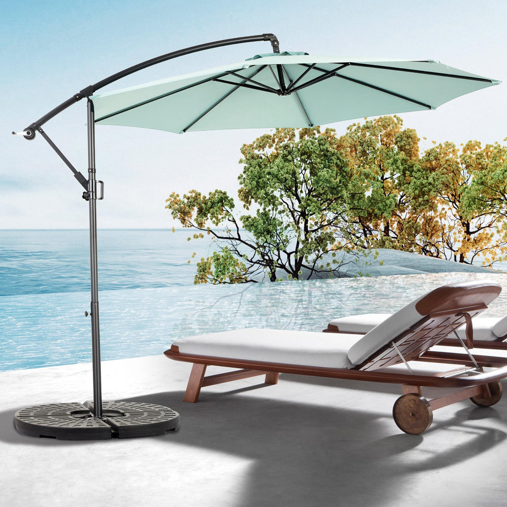 Best Choice Products 10ft Offset Hanging Market Patio Umbrella w/Easy Tilt Adjustment, Polyester Shade, 8 Ribs for Backyard, Poolside Best Choice Products 10ft Offset Hanging Market Patio Umbrella w/Easy Tilt Adjustment, Polyester Shade, 8 Ribs for Backyard, Poolside