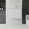 36 Inch Floating Bathroom Vanity with Sink, Soft-Close Door, Ceramic Sink, Plywood