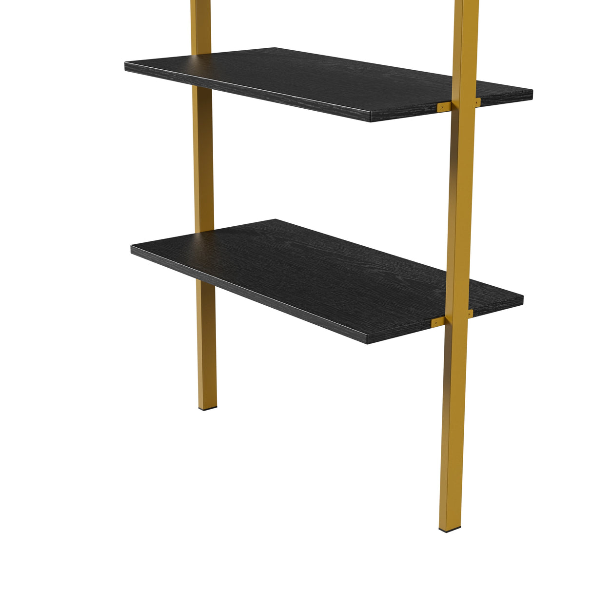 5-Tier Bookshelf Solid Wood Ladder Shelf
