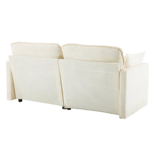 69" Plush Cloud Loveseat: Modular 2-Seater Sectional Sofa
