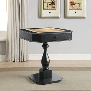 Bishop - Reversible Chess Checker Game Table With Game Tray (Chess Fingures Not Included)