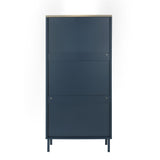 Modern Rattan 3 Door Shoe Rack Cabinet For Entryway