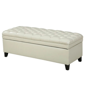 Juliana Storage Ottoman With Birch Legs