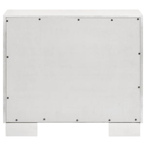 Jessica 2-drawer Nightstand Snow White