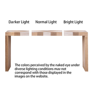 Modern Console Table, 62' Long Entryway Table with Chevron Patterned Top, Manufactured Wood Sofa Table for Hallway, Living Room, or Office