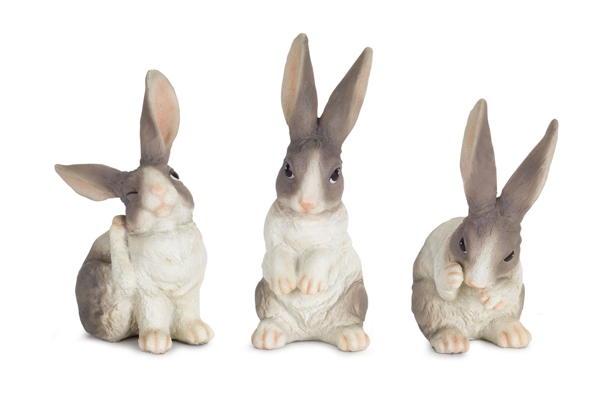 Long Ear Rabbit Figurine (Set of 6)