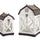 Distressed-white-wood-barn-style-lantern-(set-of-3)-Outdoor-Lighting