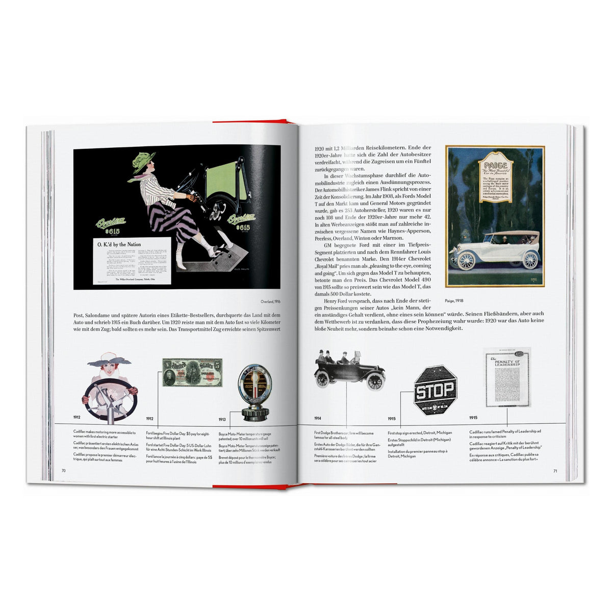 20th Century Classic Cars (German, French, English)