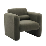 Marlowe Modern Sherpa Upholstered Comfy Reading Accent Chair