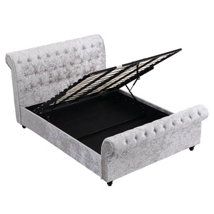 Hartfried Upholstered Queen Storage Bed with Hydraulic Lift