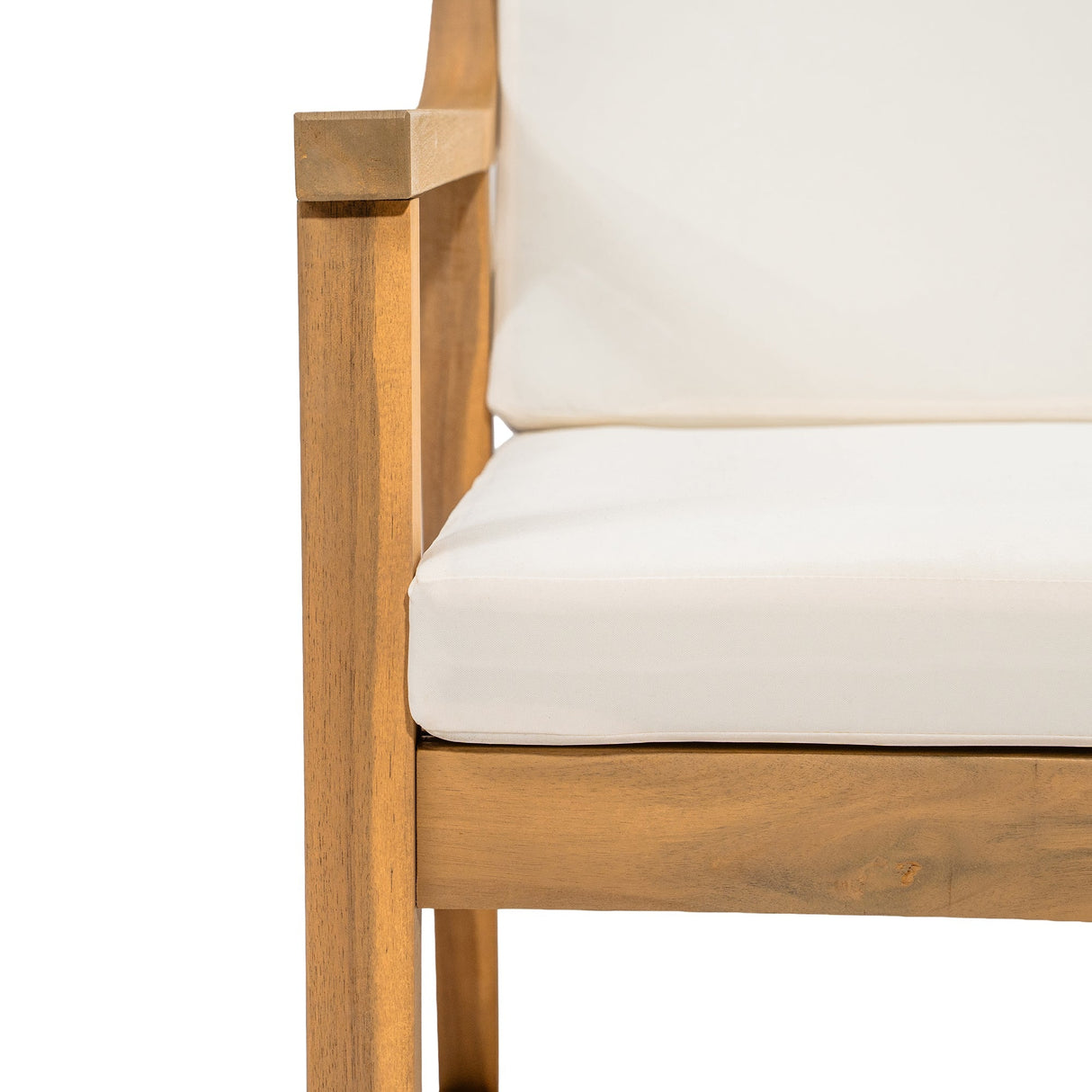 TREXM Patio Dining Chair Set of 2 with Removable Cushions