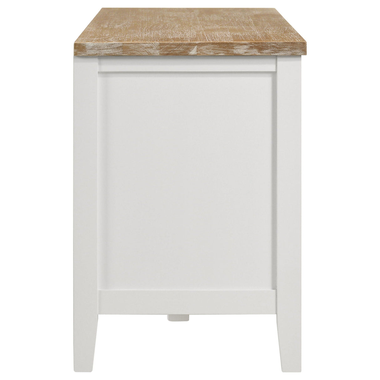 Evanston - 2 Door Stand - White