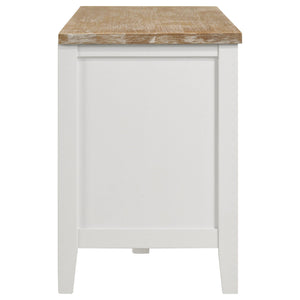 Evanston - 2 Door Stand - White