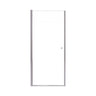 Semi Frameless Circular Pivot Shower Door with 1/4" Tempered Glass