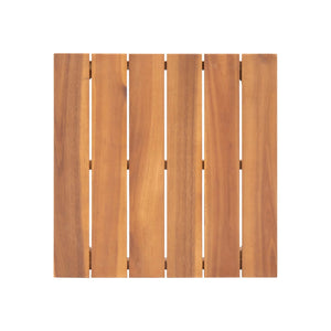 Halcyon - Outdoor Side Table With Slat Design