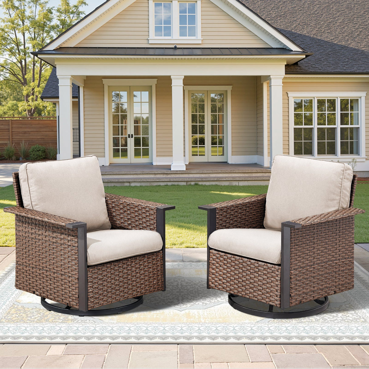 Outdoor Swivel Rocking Chairs