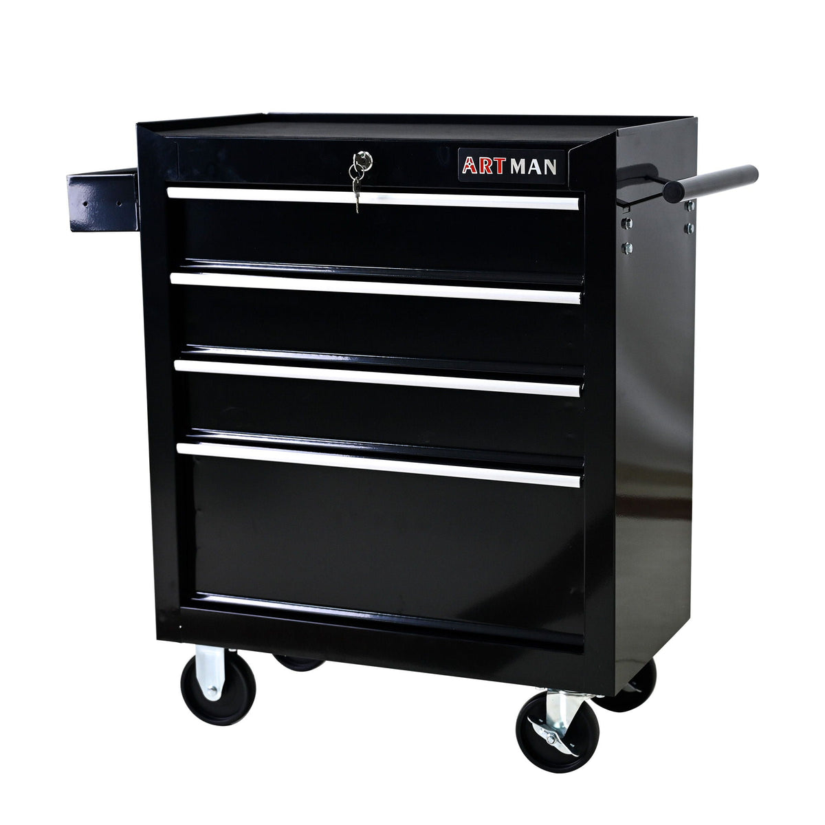 Multifunctional Tool Cart With Wheels And Drawers