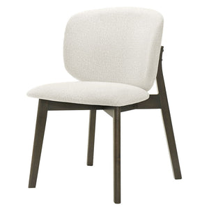 Mallin - Side Chair (Set of 2) - Gray Chenille & Walnut