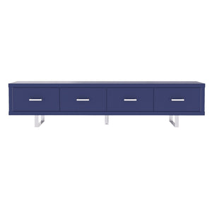 TV Stand With Slatted Drawers