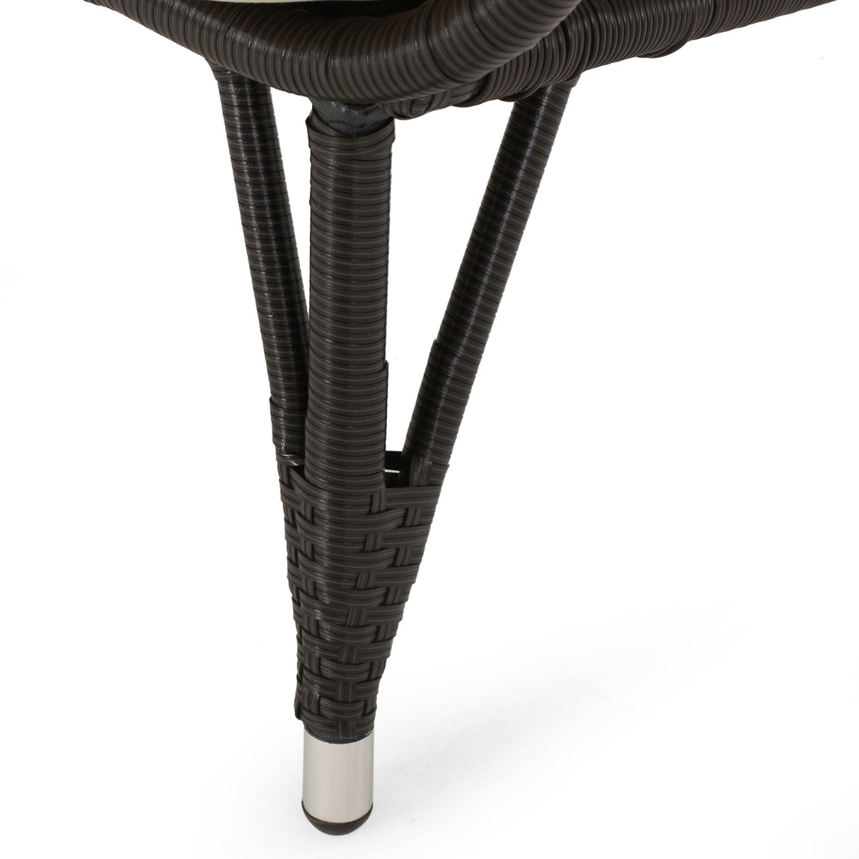 Outdoor Wicker Standing Basket Chair With Cushion