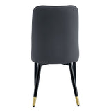 Modern Dining Chair with Metal Leg