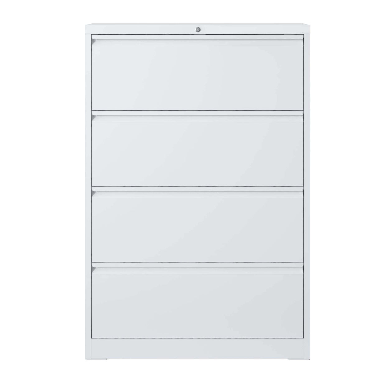 Lateral File Cabinet, Locking Heavy Duty, Anti-Tip Safety Interlock, Vertical Storage For Letter/Legal/A4 Files