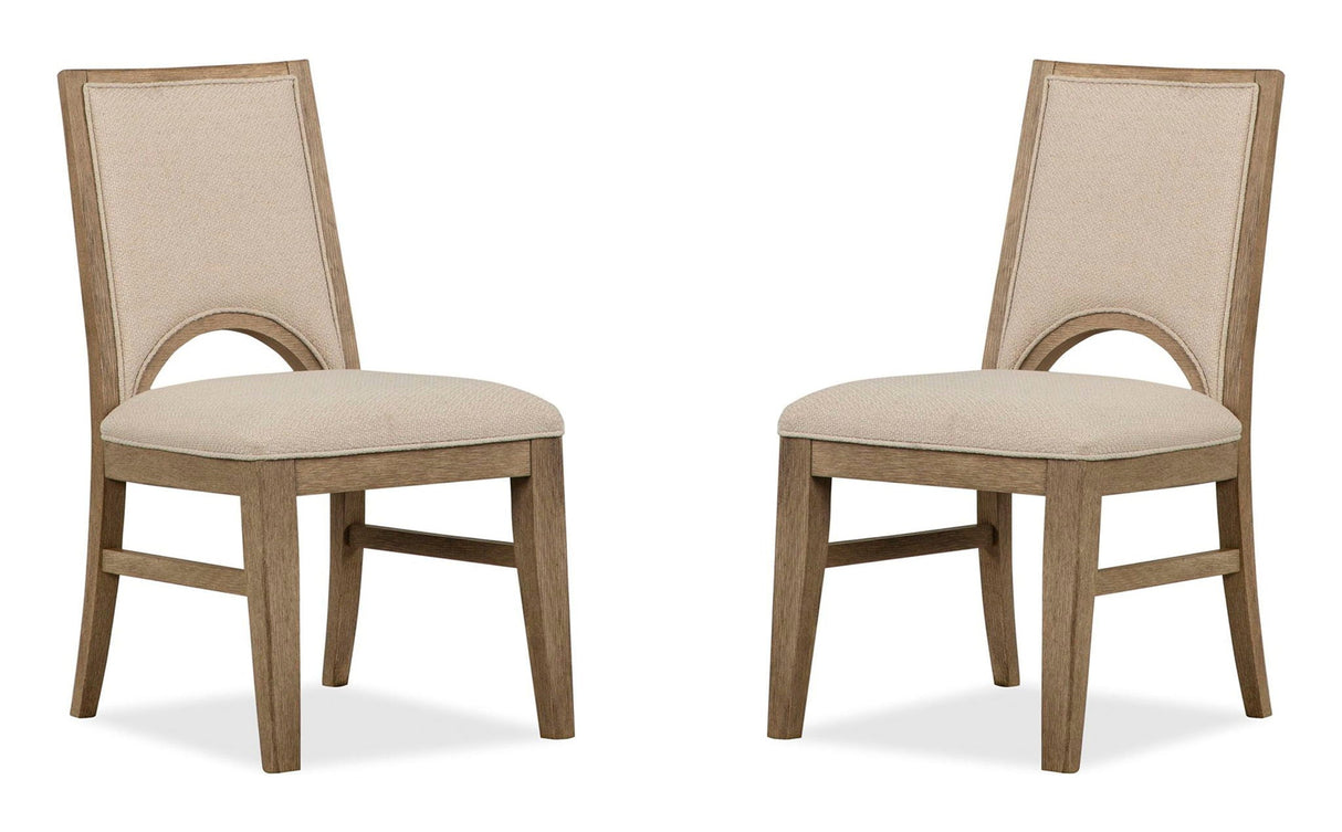 Tristan - Upholstered Side Chair (Set of 2) - Swiss Coffee
