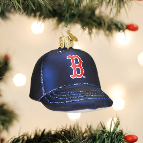 Red-Sox-Baseball-Cap-Ornament-Christmas-Ornaments