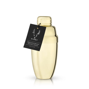 Belmont Heavyweight Cocktail Shaker in Gold Viski®