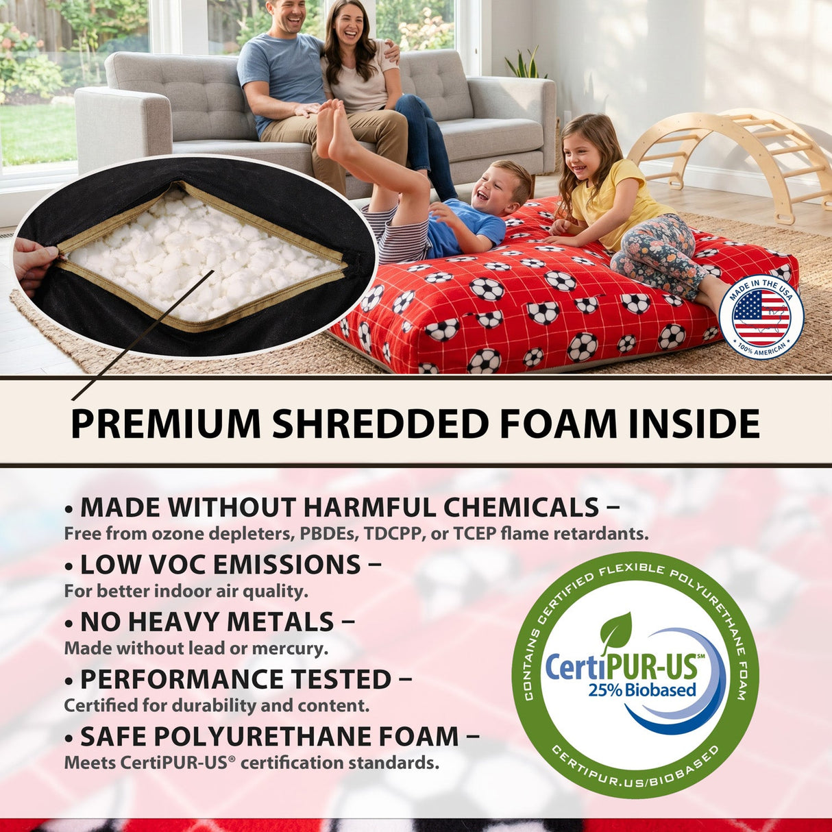 Sensory Crash Pad for Kids & Adult
