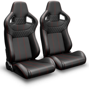 2PC Universal Bucket Racing Seats