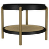 Benson - Round Table With Storage Shelf