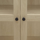 70.28" Tall Arched Kitchen Pantry Cabinet