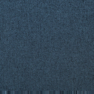 Elegant Navy Blue Fabric Club Chair with Nailhead Trim and Birch Wood Legs