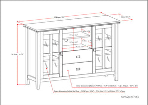 Artisan - Handcrafted Tall TV Media Stand